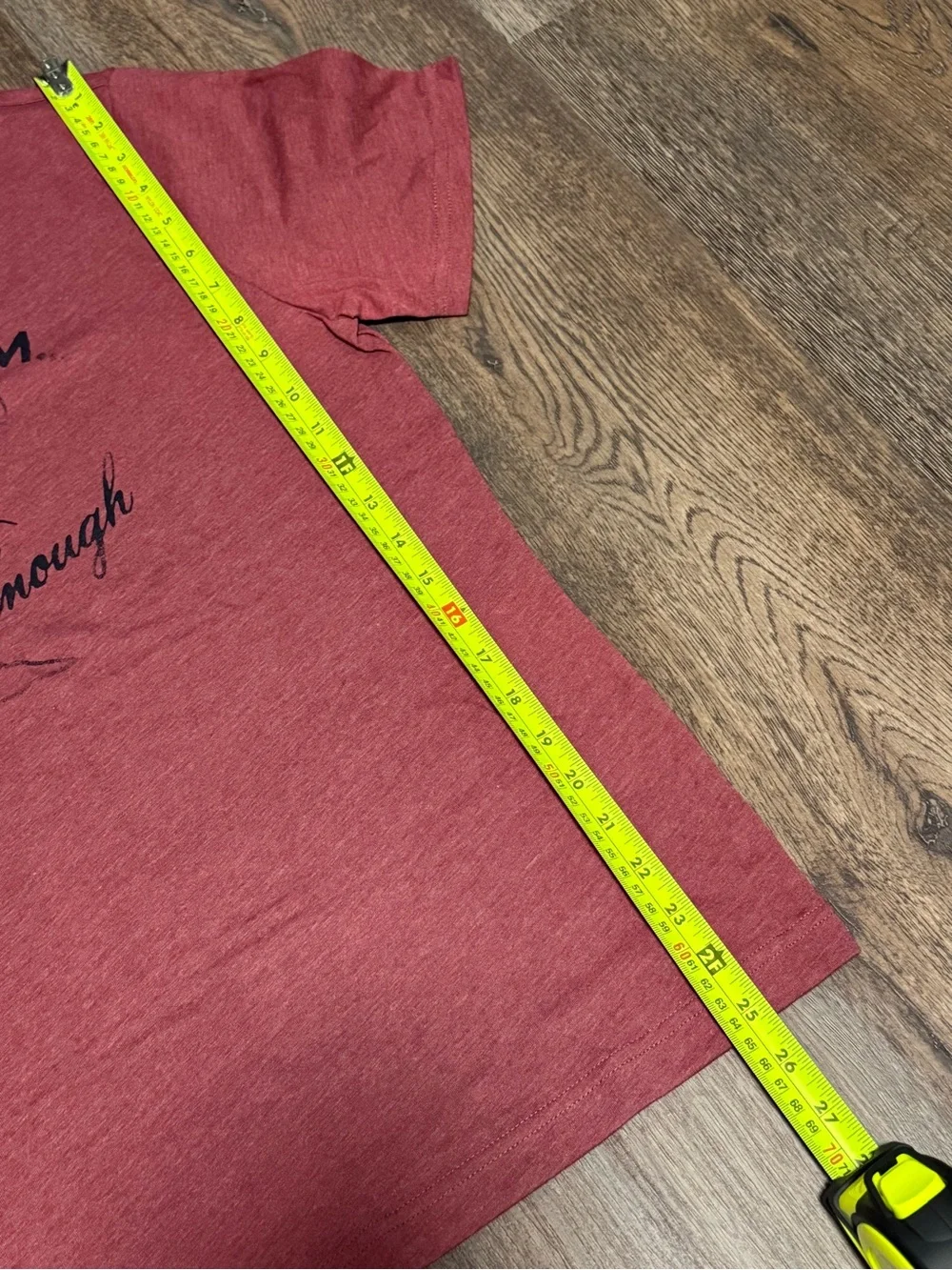Banana Republic Red Heather 'It's 4:45PM - Close Enough' Graphic Tee